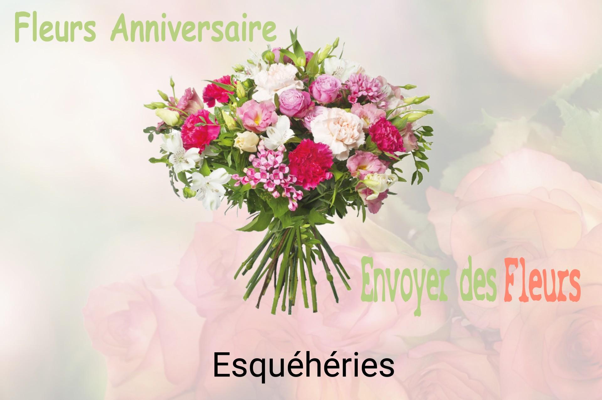 Bouquet de fleurs d’anniversaire livré à Esquéhéries